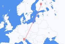 Flyrejser fra Bologna, Italien til Jyväskylä, Finland