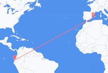 Flights from Guayaquil, Ecuador to Ibiza, Spain