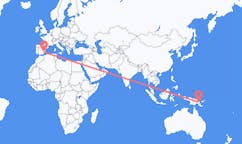 Flüge von Lae, Papua-Neuguinea nach Murcia, Spanien