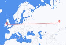 Flyreiser fra Novosibirsk, Russland til Dublin, Irland