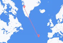 เที่ยวบินจาก Kangerlussuaq ไปยัง Santa Maria