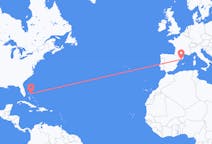 Flights from Marsh Harbour, the Bahamas to Barcelona, Spain