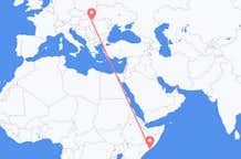 Flights from Mogadishu to Debrecen