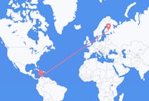 Flights from Santa Marta, Colombia to Kuopio, Finland