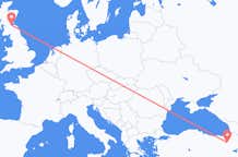 Flyrejser fra Erzurum til Edinburgh