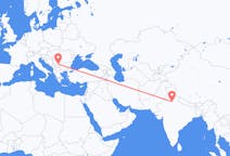 Flyg från New Delhi, Indien till staden Niš, Serbien