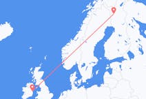 Vluchten van Kolari, Finland naar Dublin, Ierland