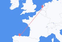 Flyreiser fra Rotterdam, Nederland til Santiago del Monte, Spania