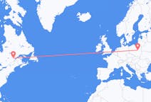 Flyreiser fra Saguenay, til Warszawa