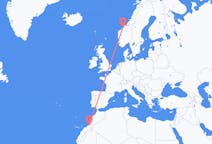 Flights from Guelmim, Morocco to Kristiansund, Norway