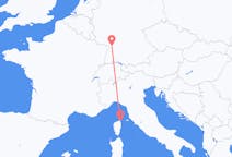Flyrejser fra Bastia, Frankrig til Karlsruhe, Tyskland