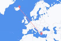 Flights from Egilsstaðir to Sitia