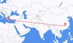 Flyrejser fra Ji an, Kina til Chania, Grækenland