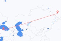 Flights from Gorno-Altaysk, Russia to Samsun, Turkey