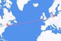 Flights from Boston, the United States to Szczecin, Poland