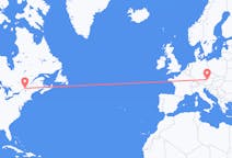 Flights from Montreal, Canada to Linz, Austria