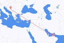 出发地 阿拉伯联合酋长国艾因目的地 波斯尼亚和黑塞哥维那塞拉耶佛的航班