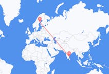 Flyreiser fra Chennai, India til Umeå, Sverige