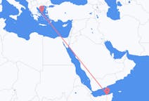 Flyg från Bosaso, Somalia till Skyros, Grekland