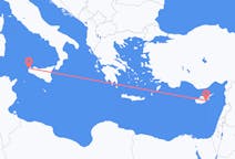 Flyreiser fra Trapani, Italia, til Larnaka, Italia