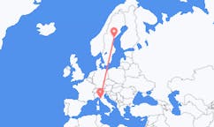 Flights from Kramfors Municipality, Sweden to Pisa, Italy