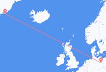 Flyg från Kulusuk, Grönland till Berlin, Maryland, Tyskland
