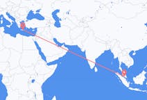 Flyreiser fra Malacca City, Malaysia til Iraklio, Hellas