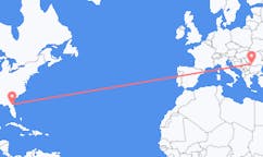 Flyrejser fra Jacksonville, USA til Craiova, Rumænien