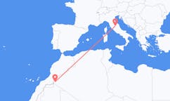 Flights from Tindouf, Algeria to Perugia, Italy