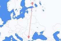 Flyg från Villmanstrand, Finland till Plovdiv, Bulgarien