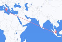 Flyg från Jambi City, Indonesien till Malta (kommun), Malta