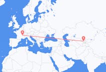 Flyg från Tasjkent, Uzbekistan till Lyon, Frankrike