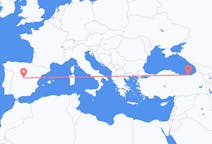 Flyrejser fra Trabzon til Madrid