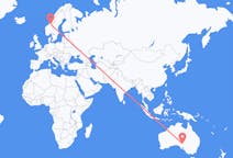 Flights from Olympic Dam, Australia to Trondheim, Norway