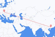 Flyrejser fra Wuzhou, Kina til Wien, Østrig