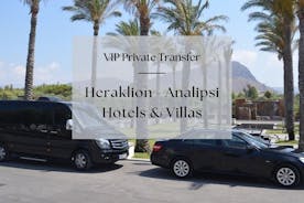 VIP privat overførsel: Heraklion - Analipsi hoteller og villaer