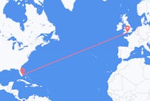 Flyreiser fra Fort Lauderdale, USA til Bournemouth, England