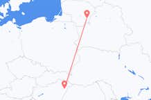 Vluchten van Debrecen, Hongarije naar Vilnius, Litouwen