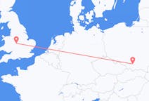 Flights from Kraków, Poland to Birmingham, England