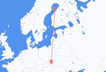 Flyg från Košice, Slovakien till Karleby, Finland