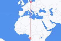 Flyrejser fra Cabinda til Berlin