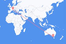 Flyreiser fra King Island, Australia til Torino, Italia
