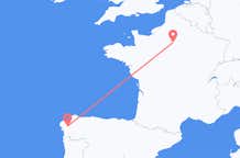 Flyrejser fra Santiago de Compostela til Paris
