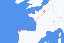 Flights from Santiago De Compostela to Paris