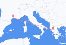 Fly fra Ioannina til Montpellier
