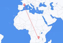 Flyreiser fra Lubumbashi, Kongo-Kinshasa til Barcelona, Spania