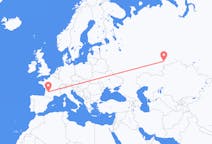 Flights from Chelyabinsk, Russia to Bergerac, France