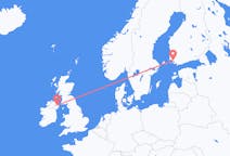 Flights from Turku to Belfast