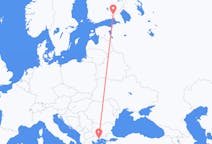 Flights from Kavala, Greece to Lappeenranta, Finland