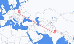 Flyreiser fra Gwalior, India til Rzeszow, Polen